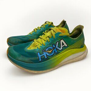 Hoka Rocket X 2 Evening Primrose Running Shoes Women’s Sz 8 US / Men’s Sz 7 US